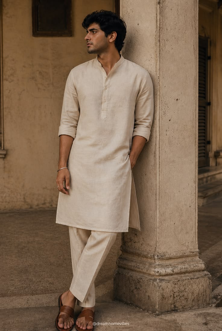 Mustard Khaddar Kurta Fabric